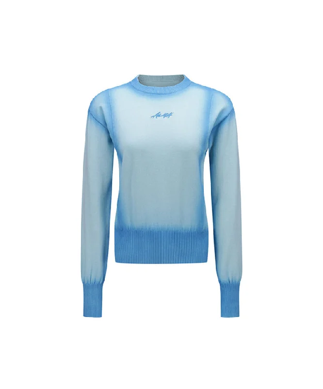 Best Bargains ANEW Golf Women's Vivid Dyeing Pullover - Sky Blue