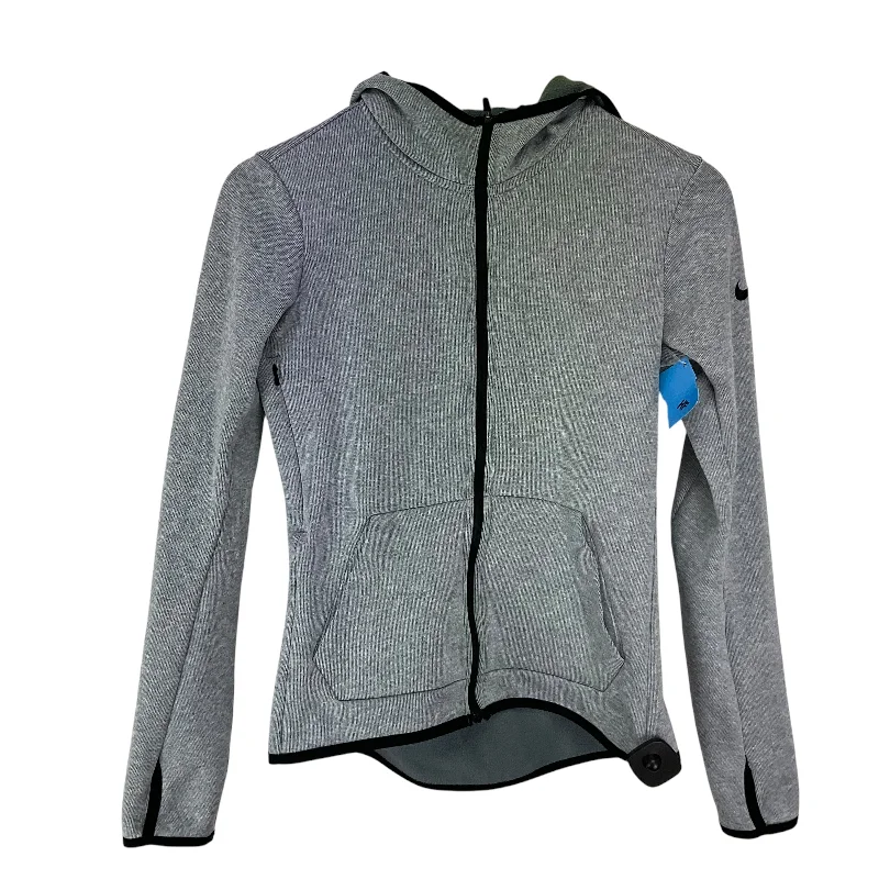 Exclusive Savings Athletic Jacket By Nike In Grey, Size: S