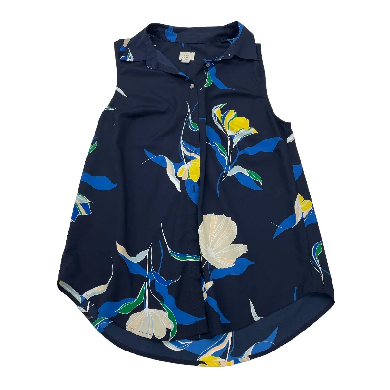 Instant Discount BLUE TOP SLEEVELESS by A NEW DAY Size:S