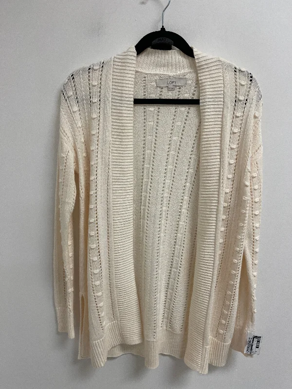Exclusive Deal Cardigan By Loft In Cream, Size: Xs