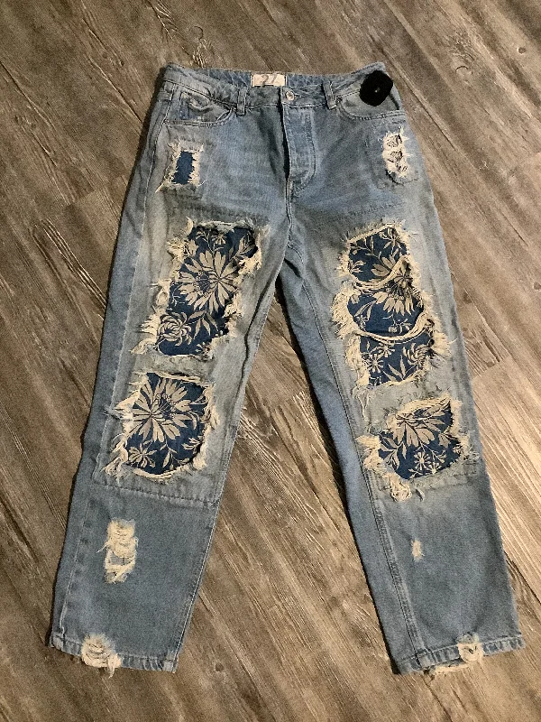 Take Advantage Jeans Boyfriend By We The Free In Blue Denim, Size: 4