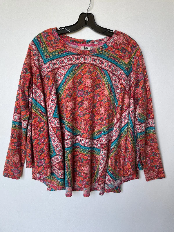 Limited Edition Multi-colored Top Long Sleeve Ivy Jane, Size S
