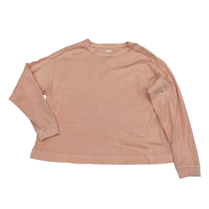 New Markdowns PEACH TOP LS BASIC by OLD NAVY Size:S