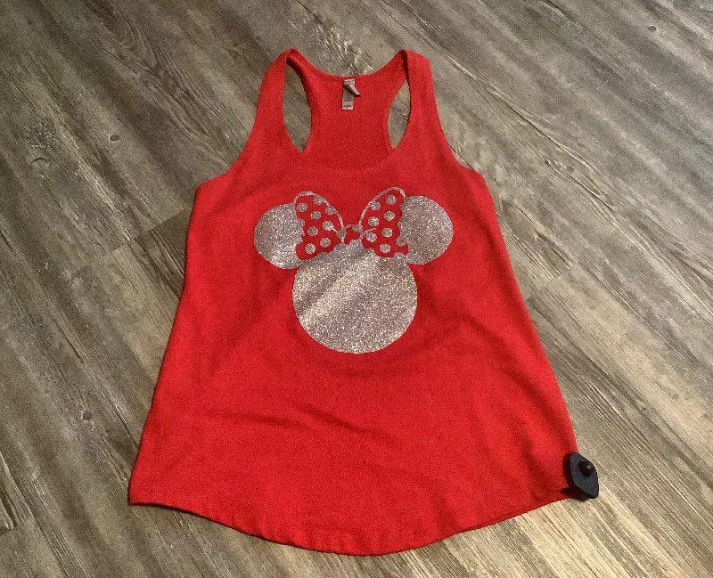 Seasonal Sale Red Tank Top Next Level, Size L