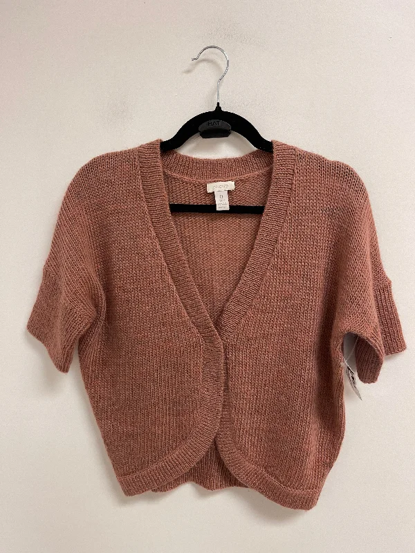 Online Only Sweater Cardigan By Chicos In Red, Size: S
