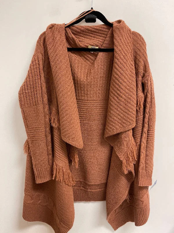 Early Access Sweater Cardigan By Kori America In Brown, Size: L