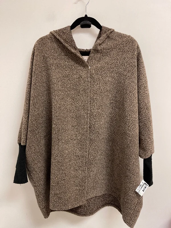 Can't Miss Sweater Cardigan By Urban Mango In Brown, Size: L