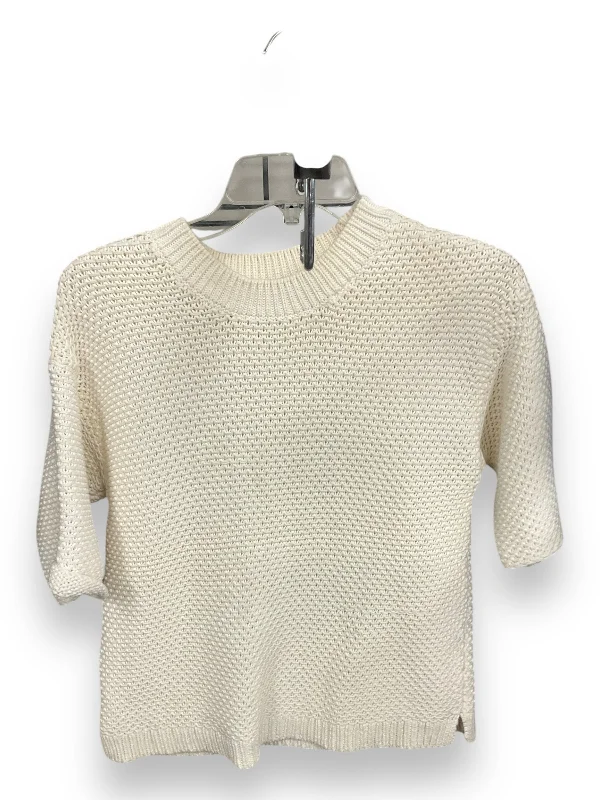 Deal Explosion Sweater Short Sleeve By J. Crew In Ivory, Size: Xs