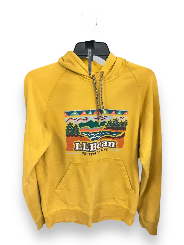 Major Savings Sweatshirt Hoodie By L.l. Bean In Yellow, Size: S