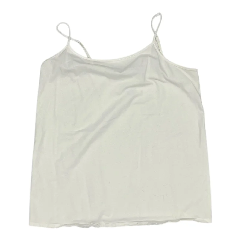 Referral Discount Tank Top By Liz Lange Maternity In White, Size:Xxl
