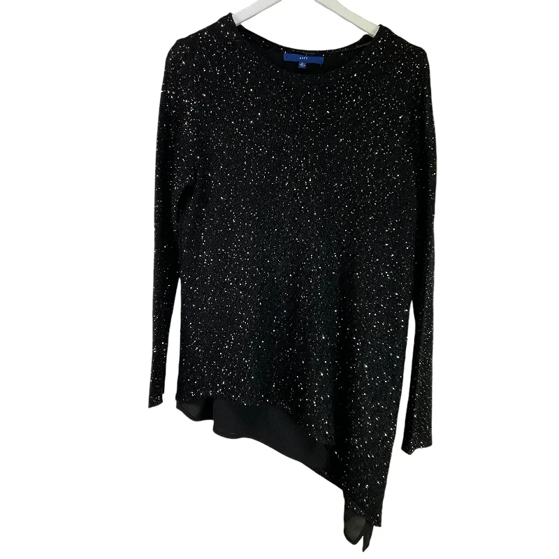 Instant Discount Top Long Sleeve By Apt 9 In Black, Size: Xl