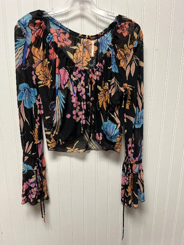 Last Chance Top Long Sleeve By Free People In Black, Size: Xs