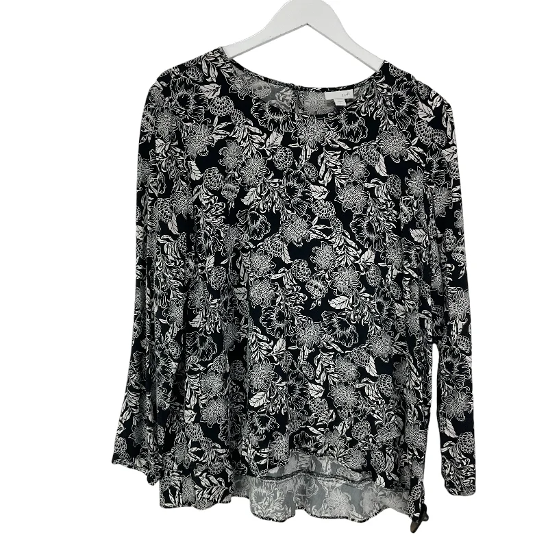 Year-End Sale Top Long Sleeve By J. Jill In Black, Size: L