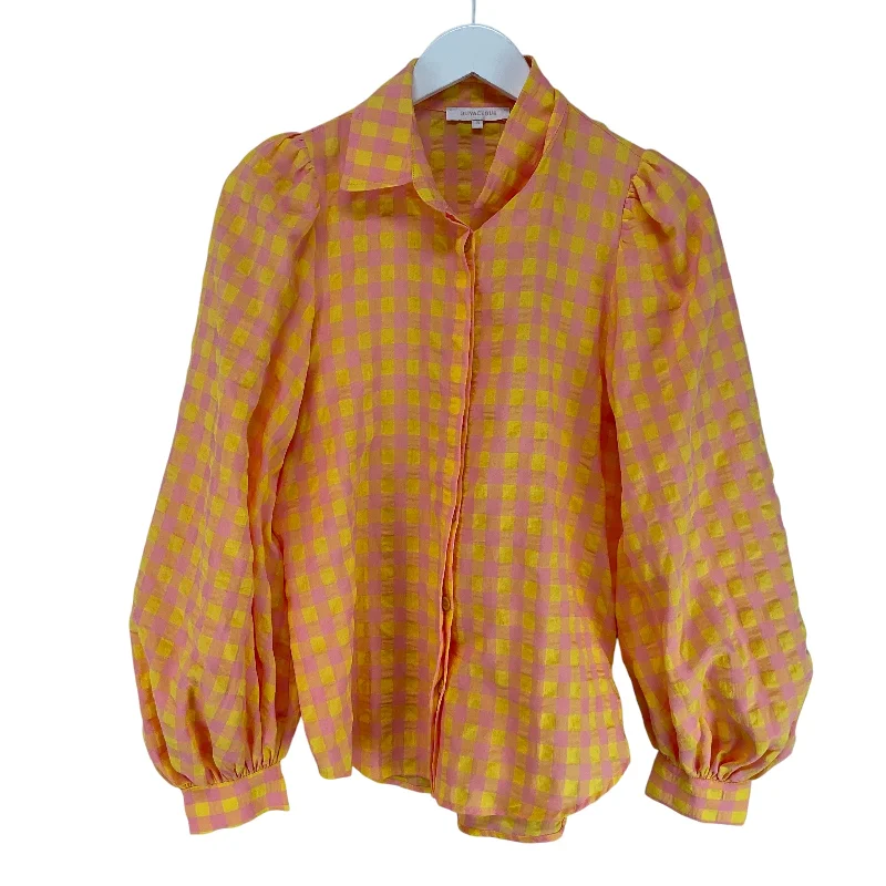Mega Sale Top Long Sleeve By Olivaceous In Orange, Size: S