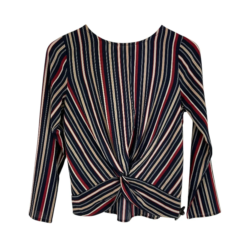 Price Break Top Long Sleeve By Urban Romantics In Blue, Size: S