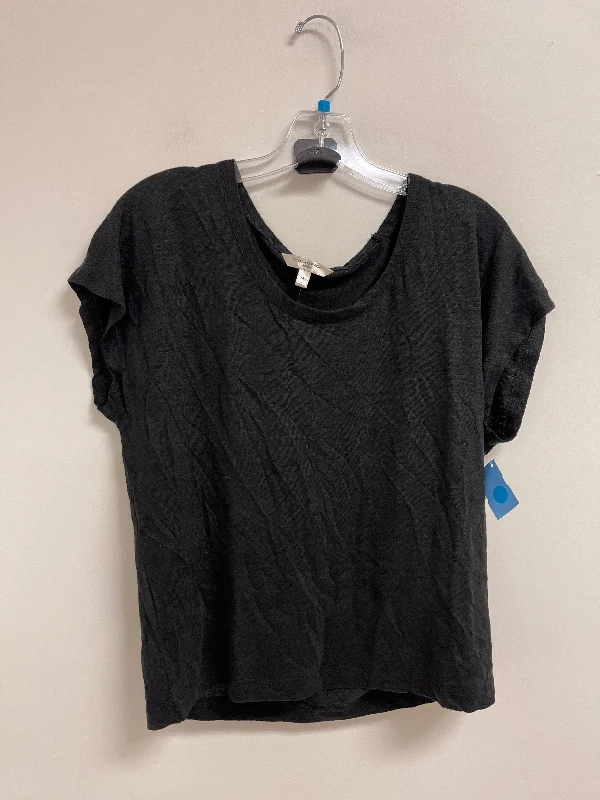 Price Reduction Top Short Sleeve By Banana Republic In Black, Size: M