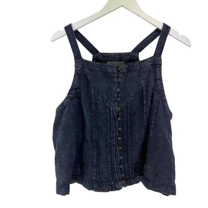 Deal Dash Top Sleeveless By Anthropologie In Blue, Size: Xl