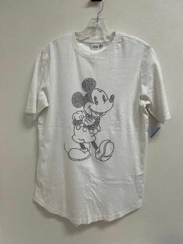 Price Buster Tunic Short Sleeve By Disney Store In White, Size: M