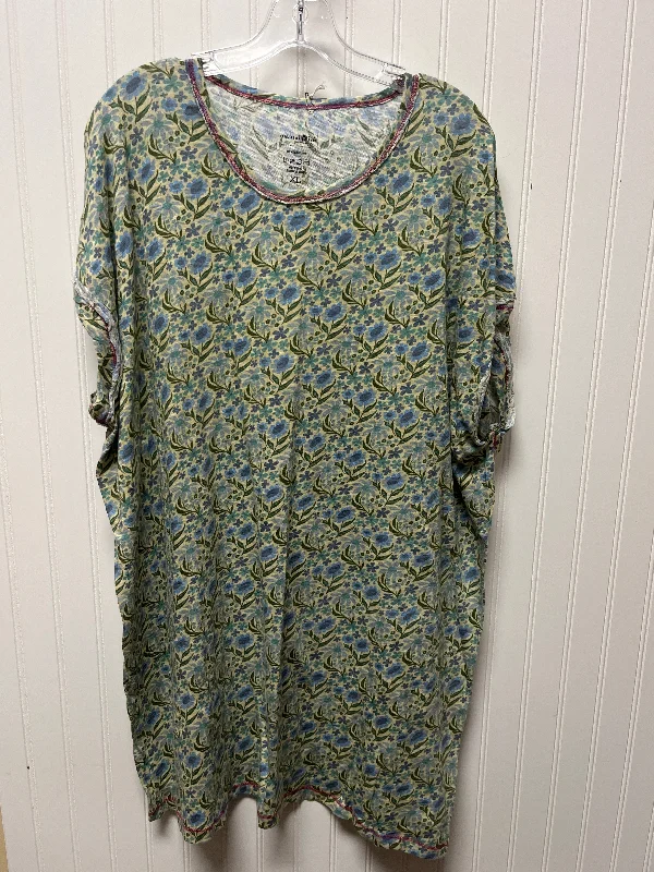 Super Savings Tunic Short Sleeve By Natural Life In Green, Size: Xl