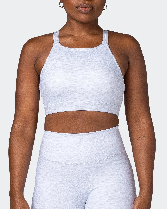 Customer Appreciation Sale Aim High Bra - White Grey Marl