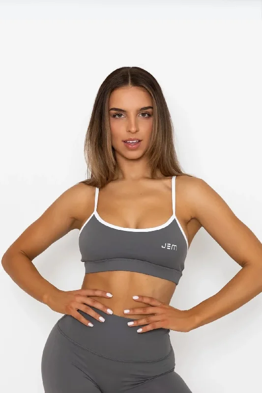 Bonus Savings Essential Sports Bra - Charcoal