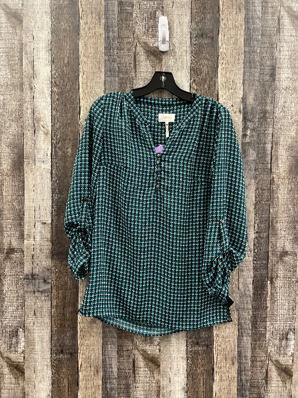 Super Bargain Top Long Sleeve By Laundry  Size: Xs