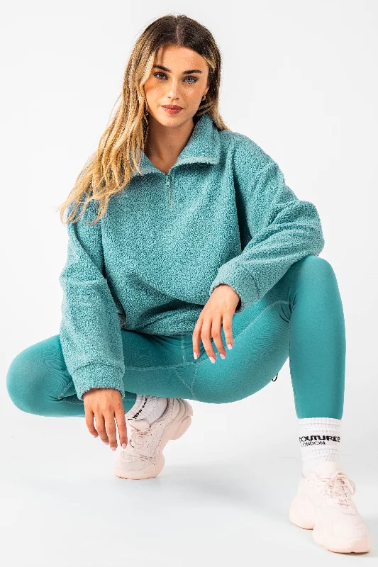 Weekend Flash Sale Belmore Borg Jumper & Leggings Set - Blue