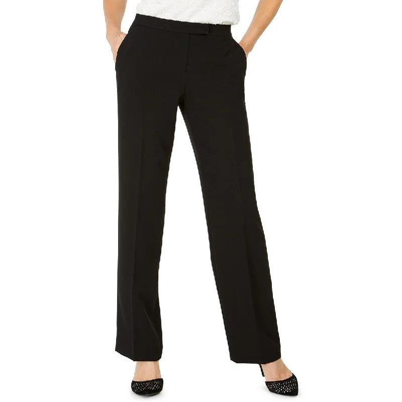 Referral Discount Petites Womens Tab Waist Work Trouser Pants