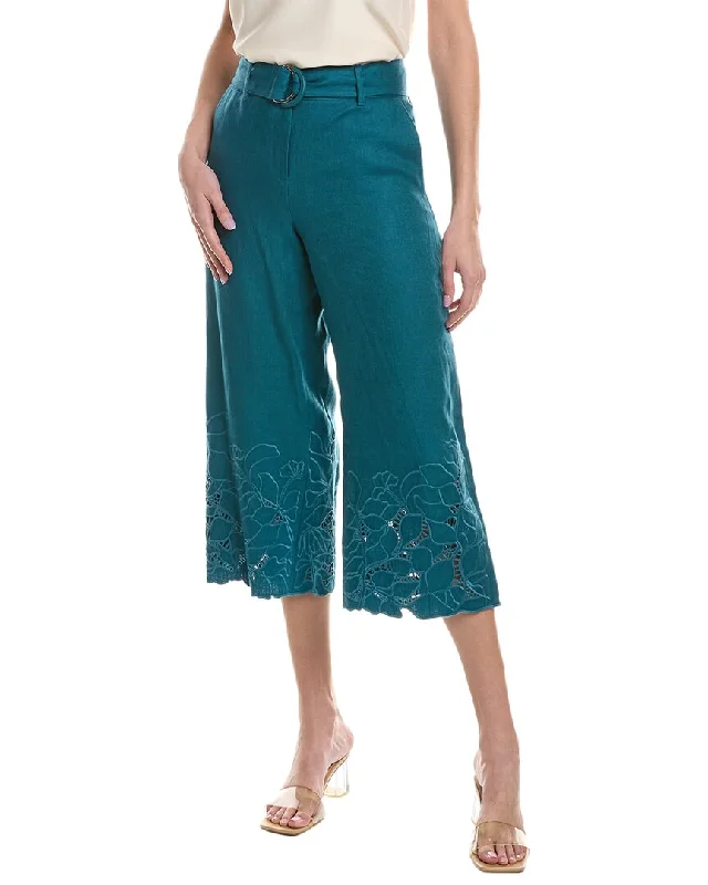 Exclusive Savings Lafayette 148 New York Rockefeller Linen Pant