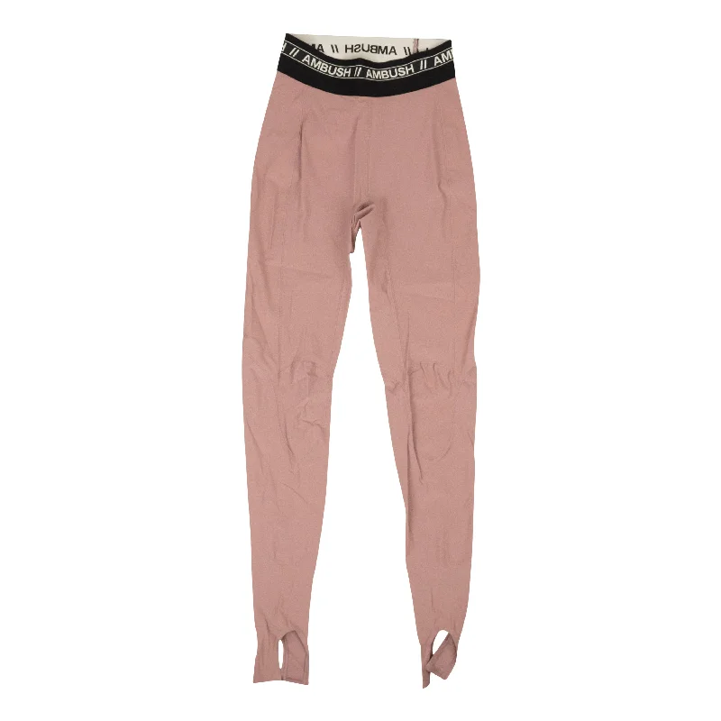 Clearance Event AMBUSH Pink Polyamide Scuba Fitted Slit Cuff Pants