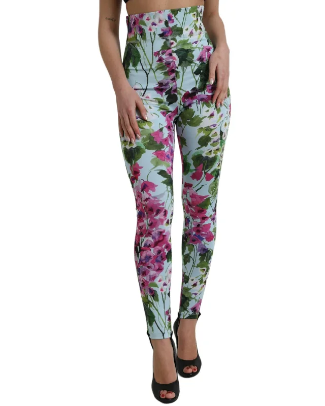 Markdowns Dolce & Gabbana  Floral Print Leggings for Women