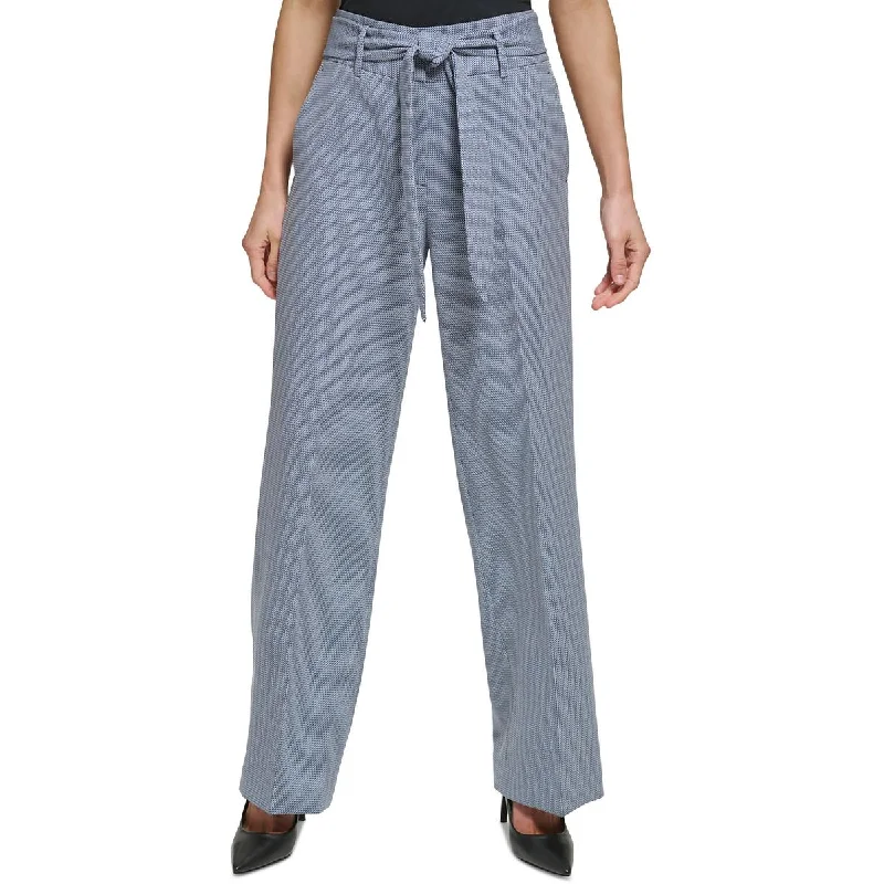 Bargain Prices Womens High Rise Belted Wide Leg Pants