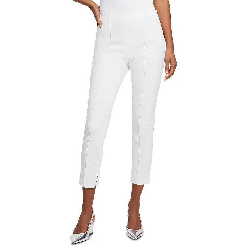 Buy More, Save More Womens Solid Pintuck Ankle Pants