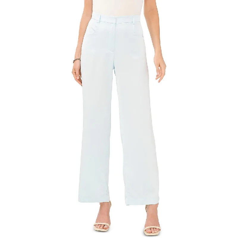TIME-Limited Offer Womens High Waist Textured Wide Leg Pants