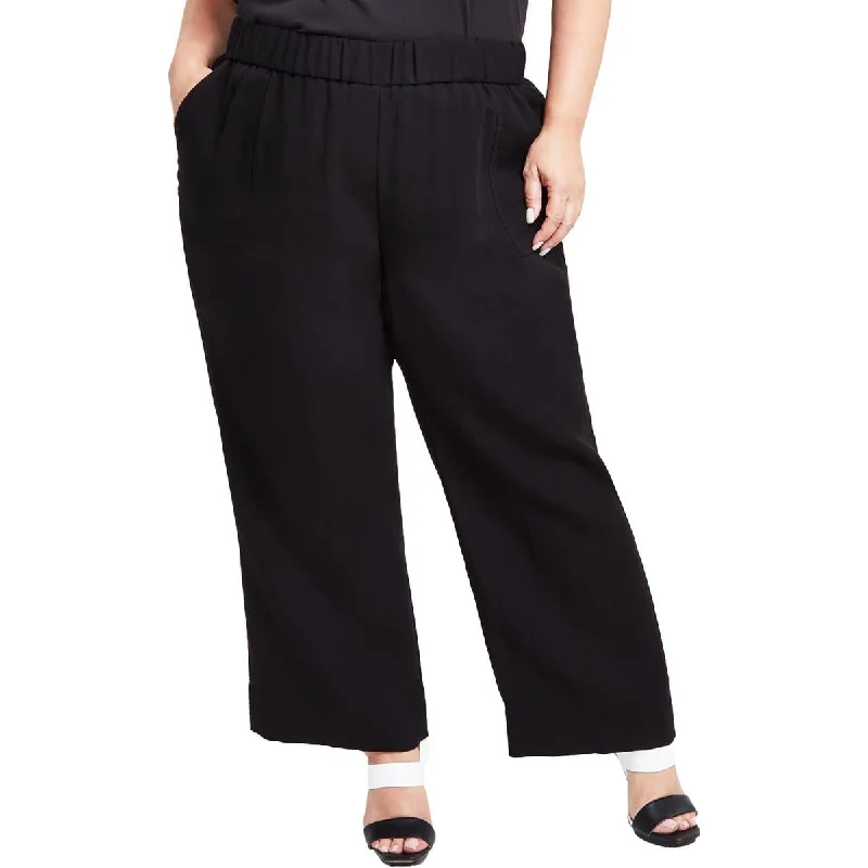 Exclusive Access Plus Womens Solid Knit Trouser Pants