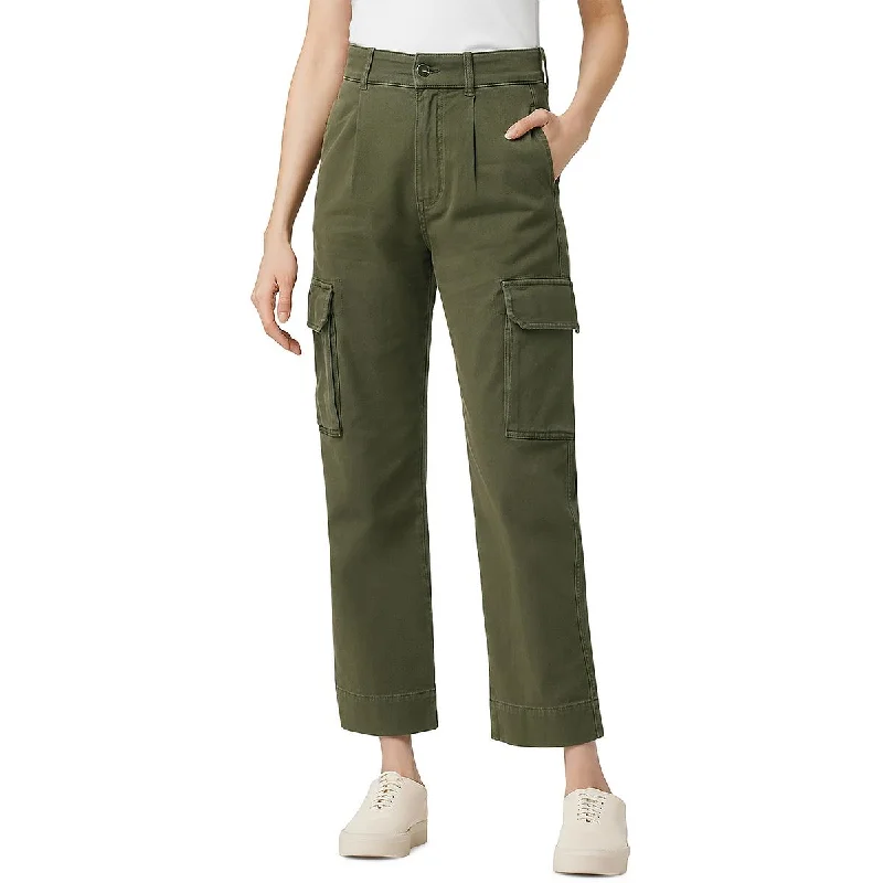 Overstock Sale Womens High Rise Pleated Cargo Pants