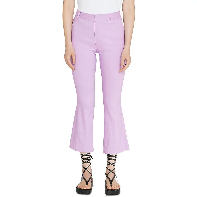 Price Drop Alert Womens Cropped Flare Leg Trouser Pants