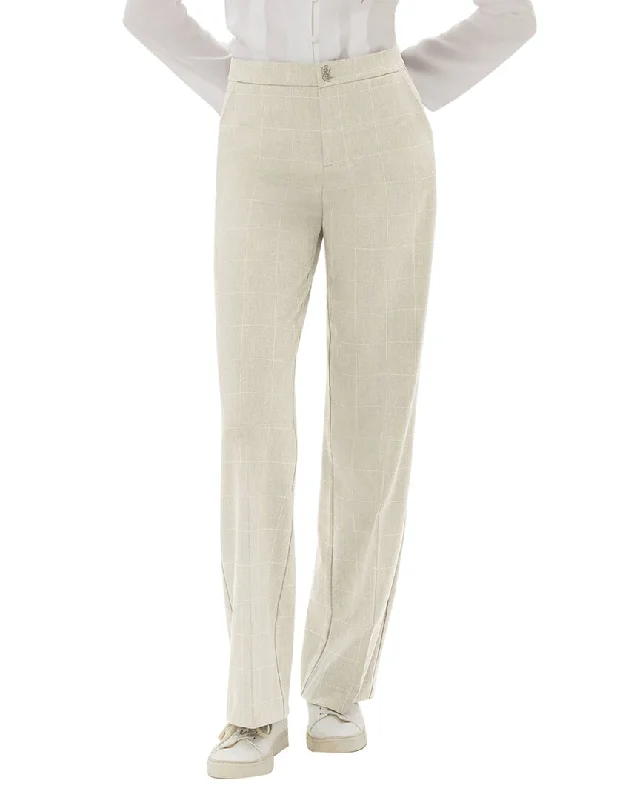 Deep Discounts Ecru Clean Trouser