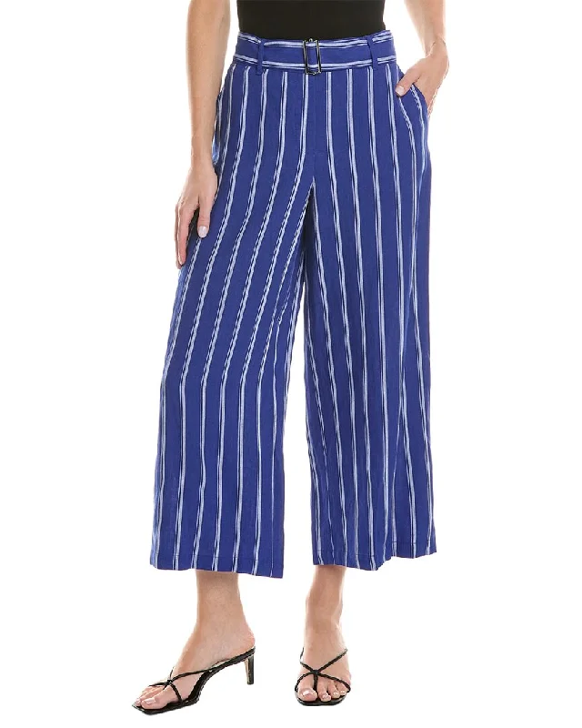Super Deal Lafayette 148 New York Rockefeller Linen Pant