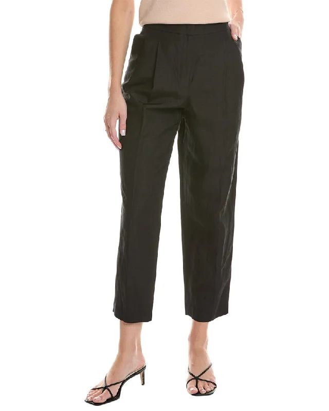 One-DAY Sale Lafayette 148 New York Franklin Silk & Linen-Blend Pant