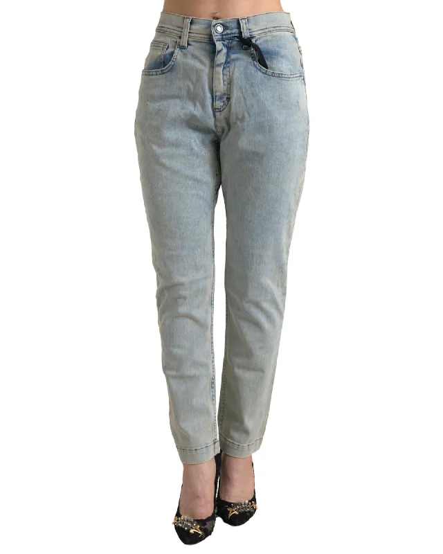 Early Bird Discount Dolce & Gabbana  Boyfriend Jeans Light Wash Distressed
