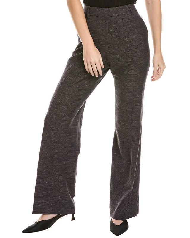 Friends and Family Sale Lafayette 148 New York Gates Full Leg Wool & Linen-Blend Pant Friends and Family Sale Lafayette 148 New York Gates Full Leg Wool & Linen-Blend Pant