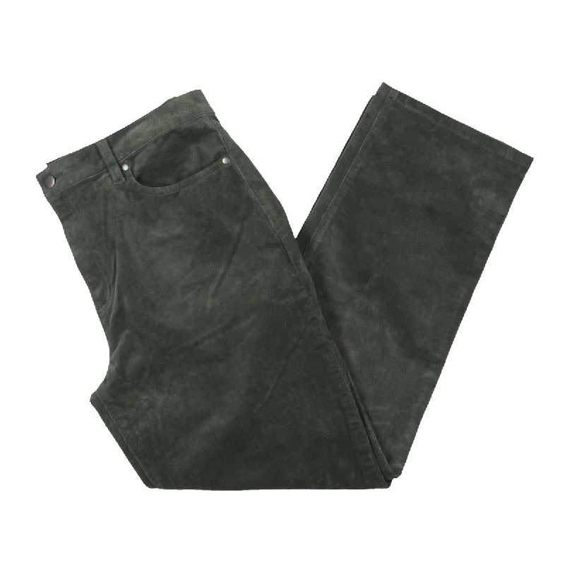 Lowest Price Womens Corduroy High Waist Ankle Pants