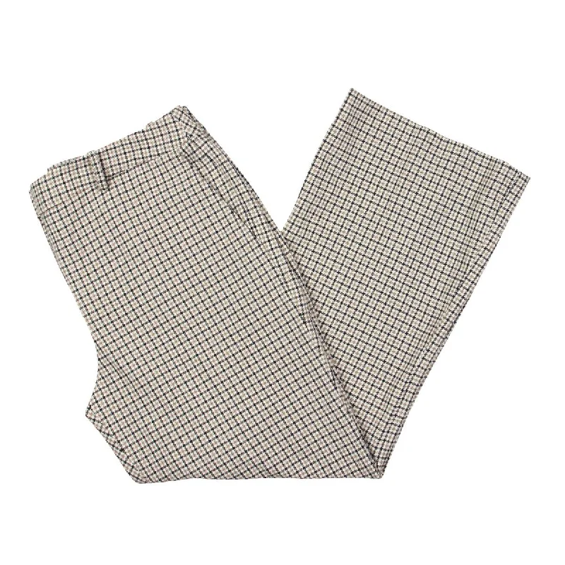 Great Deals Womens Houndstooth Cropped Dress Pants