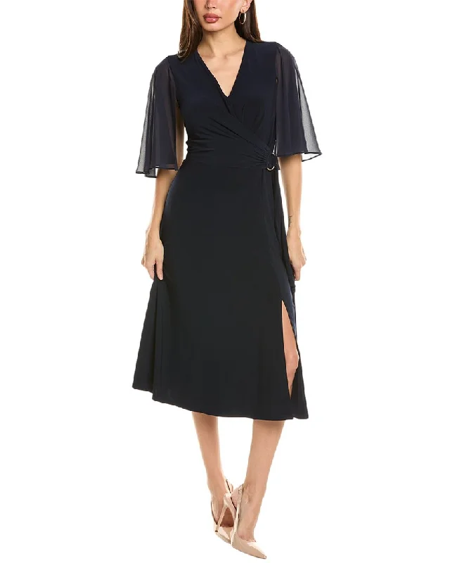 Don’t Miss Out Joseph Ribkoff Buckle Side Midi Dress