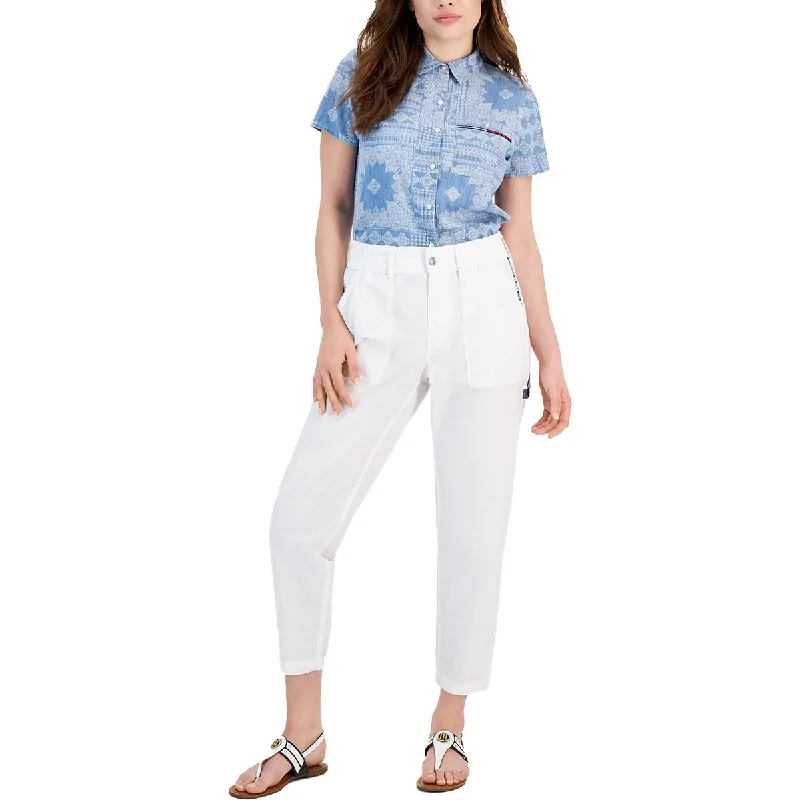Last Chance Womens High Rise Utillity Ankle Pants