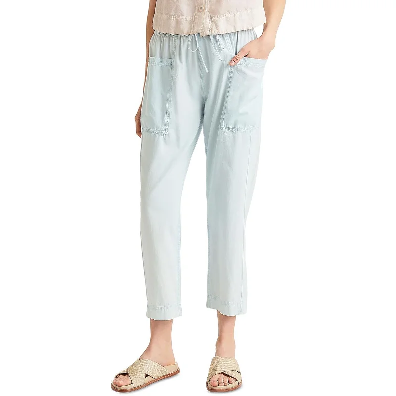 Instant Savings Gia Womens Chambray Mid-Rise Ankle Pants
