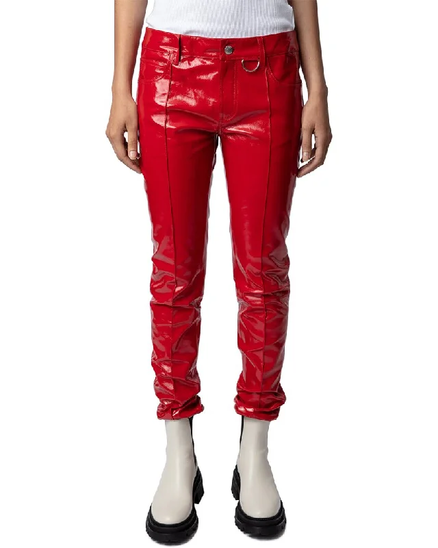 Massive Deals Zadig & Voltaire Peko Vinyle Leather Pant