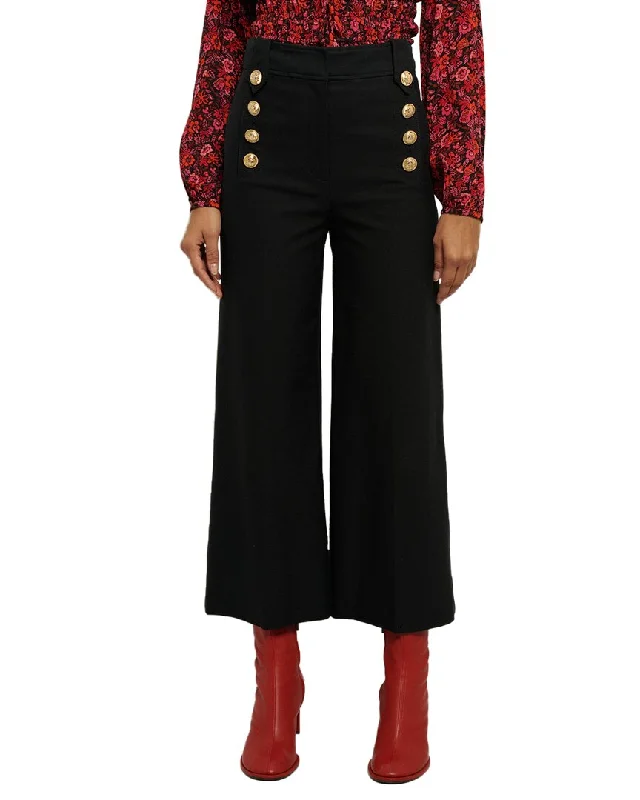 YEAR-End Sale Derek Lam 10 Crosby Delos Cropped Wide Leg Sailor