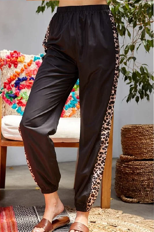 Can't Miss BK Brand Black Windbreaker Pants
